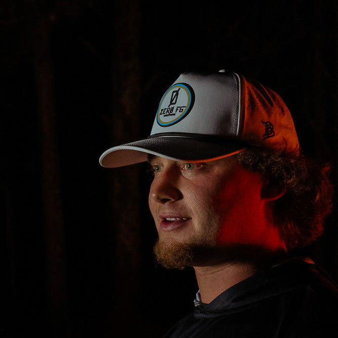 Zero FG Branded Bills Black Curved 5 Panel Rope Hat