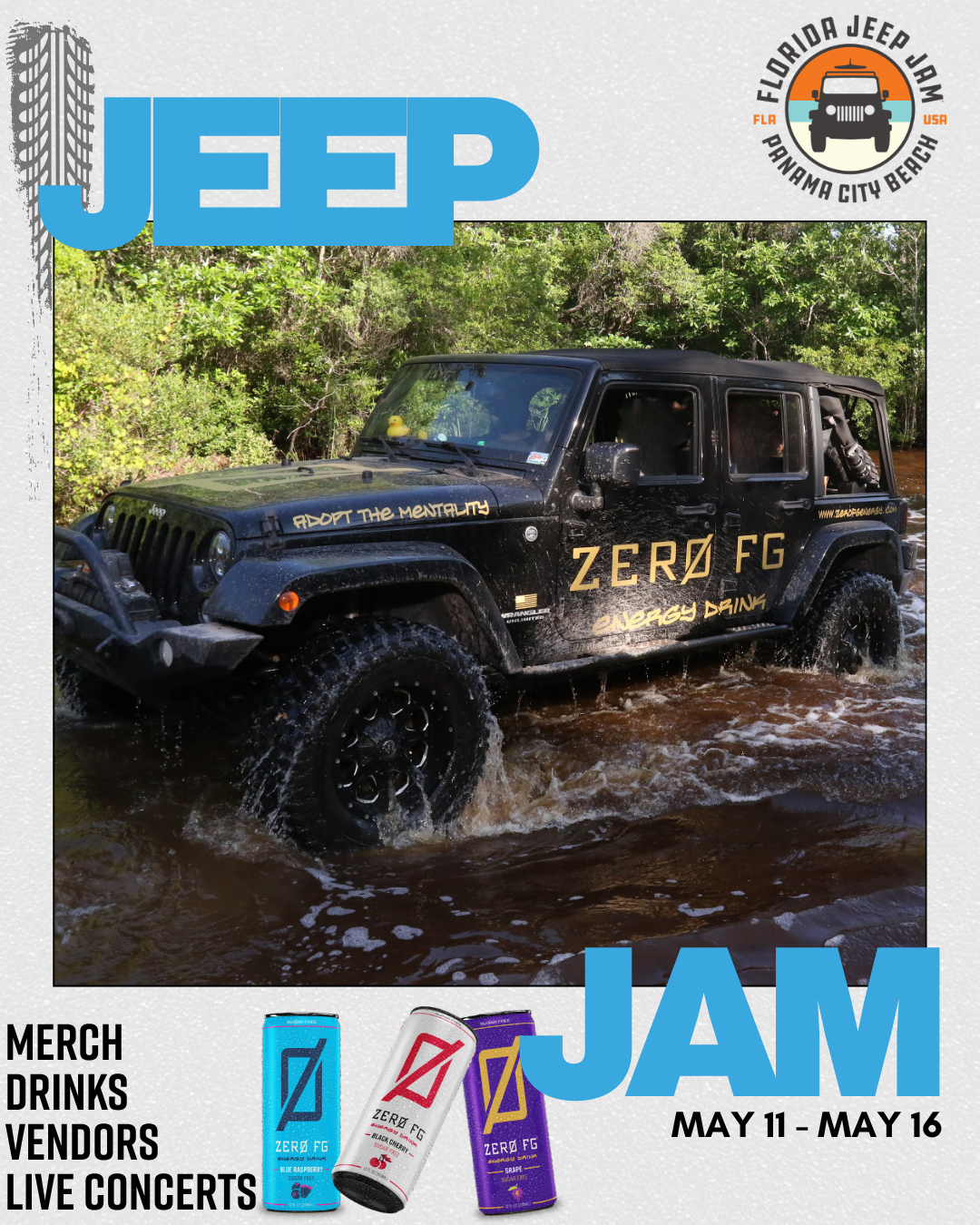 Zero FG Energy is coming to Jeep Jam