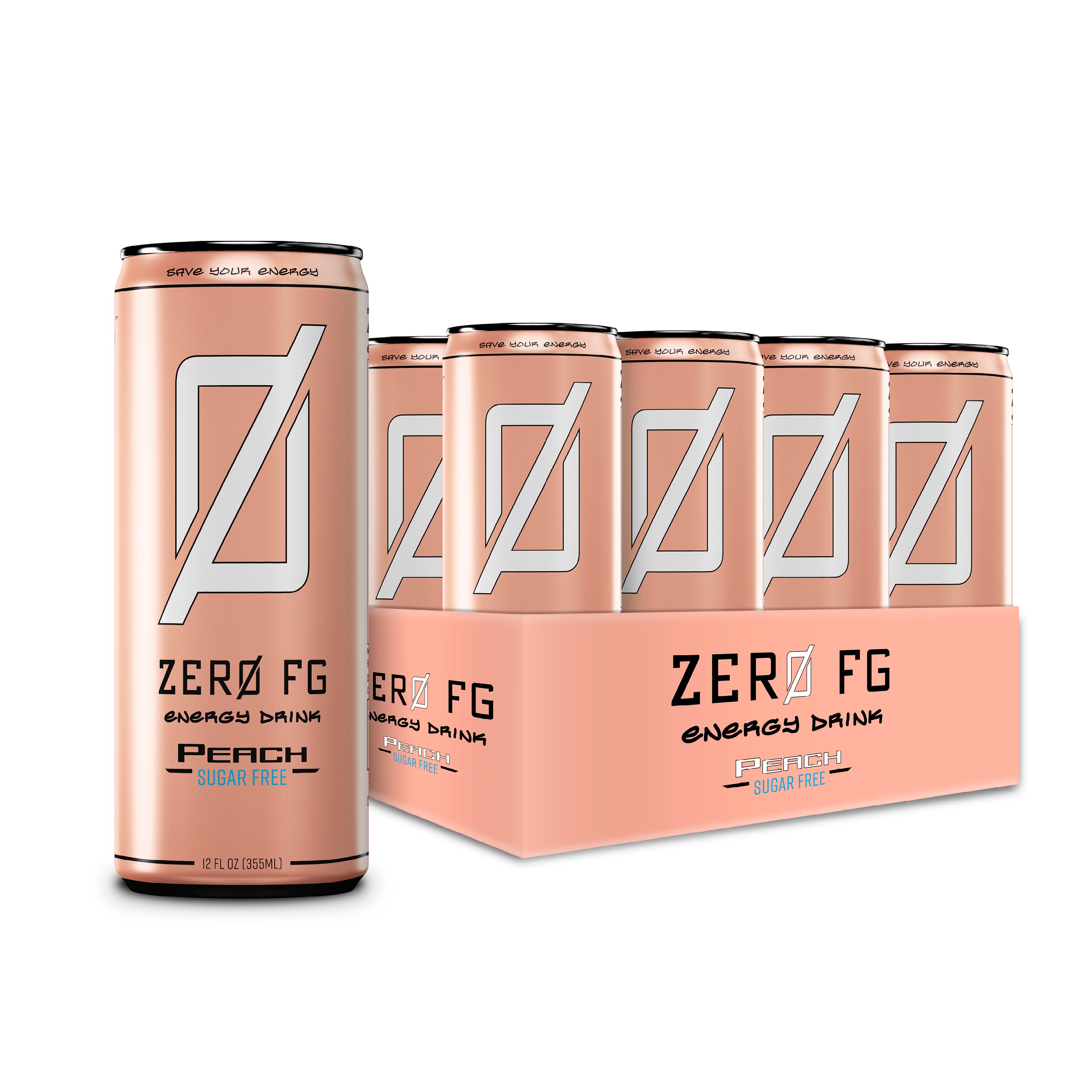ØFG Energy Drink - Peach Sugar Free – ZERO FG ENERGY