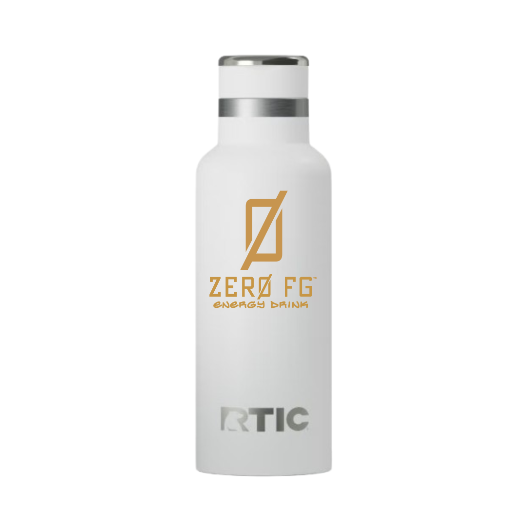 Zero FG x RTIC Journey Bottle – 16oz (White) – ZERO FG ENERGY