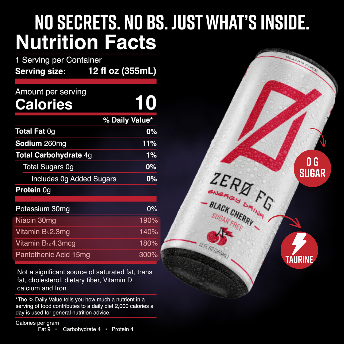 Zero FG Energy Drink - Save Your Energy – ZERO FG ENERGY