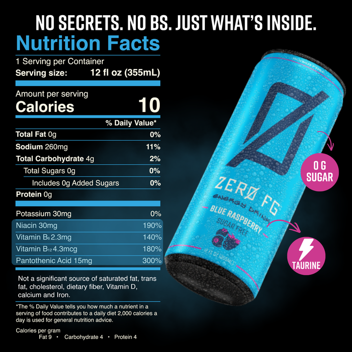 Zero FG Energy Drink - Save Your Energy – ZERO FG ENERGY