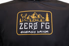 Zero FG Energy Black Performance Hoodie Detail