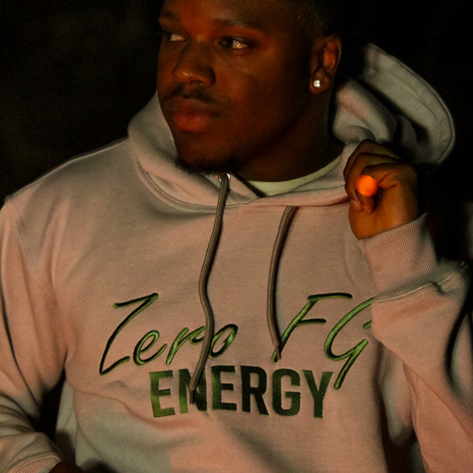 Zero FG Energy Grey Cotton Hoodie – ZERO FG ENERGY