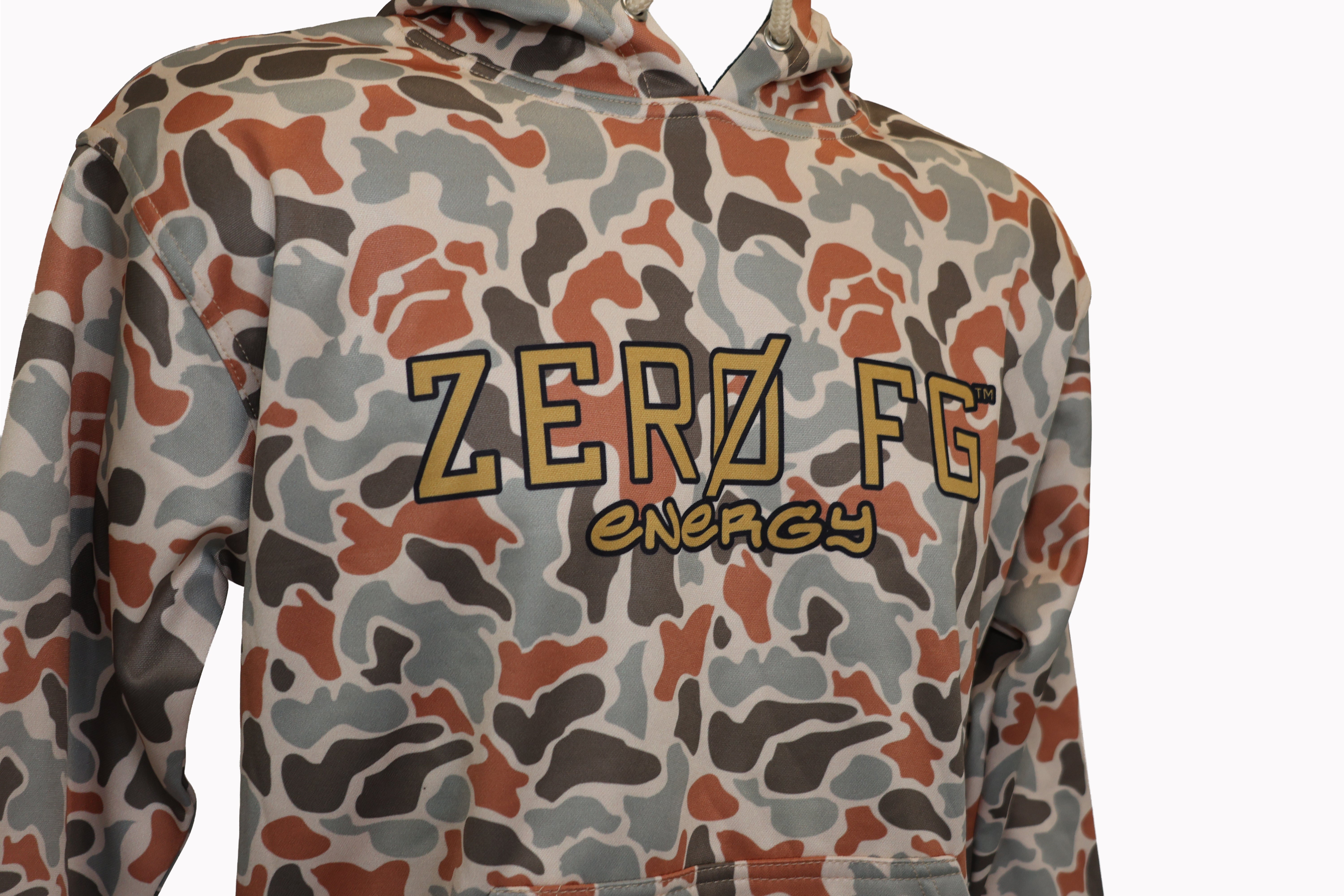 Zero FG Energy Light Camo Polyester Hoodie – ZERO FG ENERGY