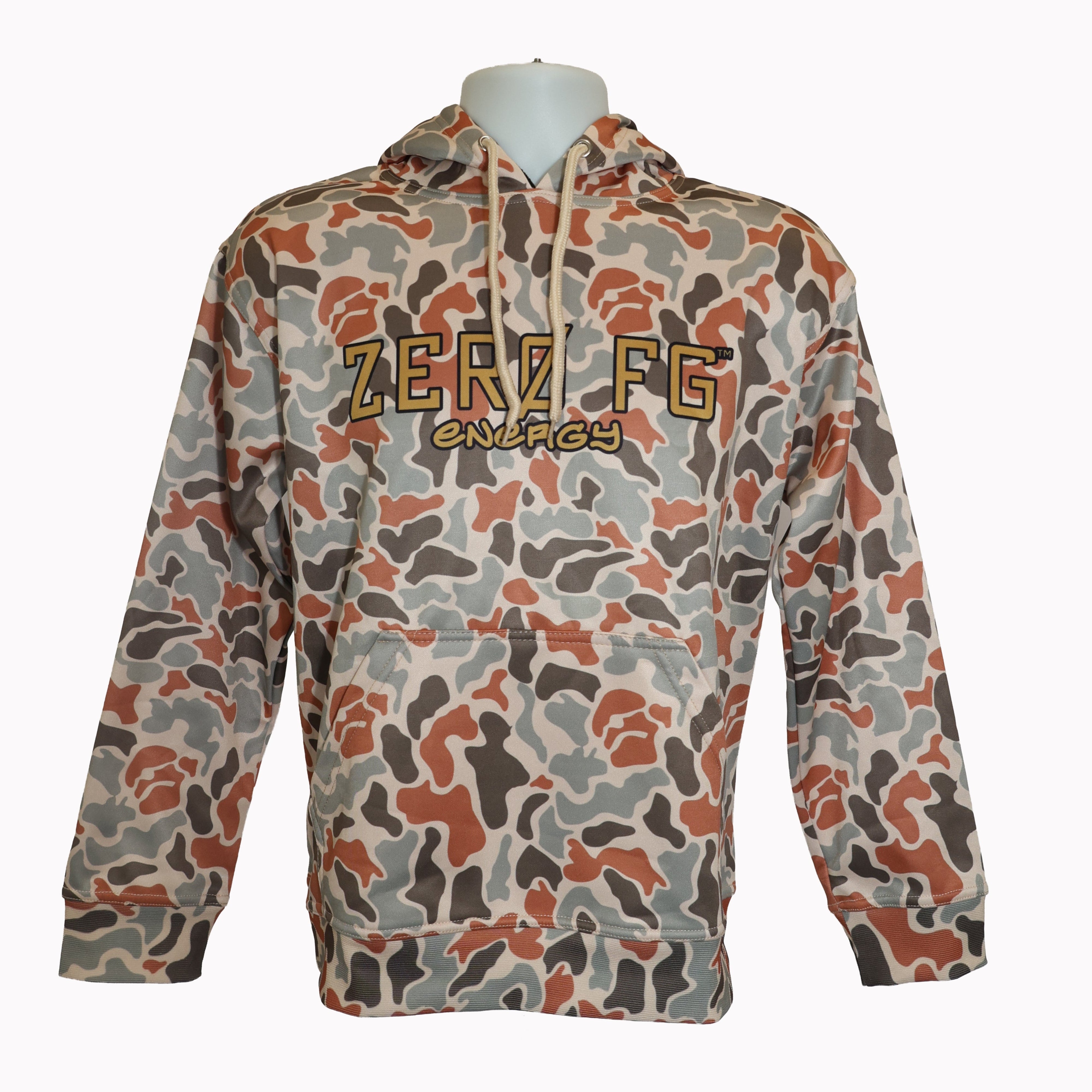 Zero FG Energy Light Camo Polyester Hoodie – ZERO FG ENERGY