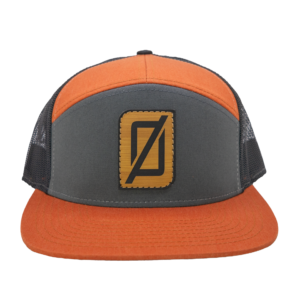 Richardson Orange Zero FG Flat Bill Snapback