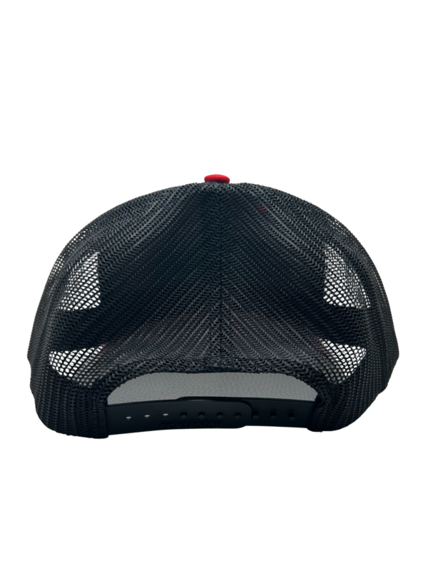 Zero FG Richardson 112 Red & Black Adjustable Trucker Hat Ø Logo